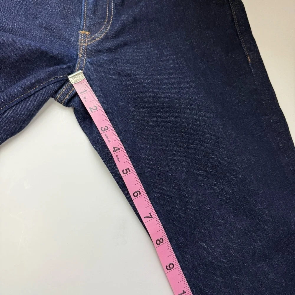 J Crew Jeans Mens 28x32 Dark Indigo 484 Slim Kurabo Japanese Fabric Denim Pants